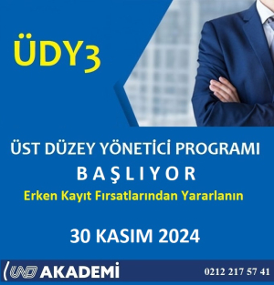 Uluslararası Lojistik Üst Düzey Yönetici ÜDY3  Kasım Programı 30 Kasım'da Açılacak