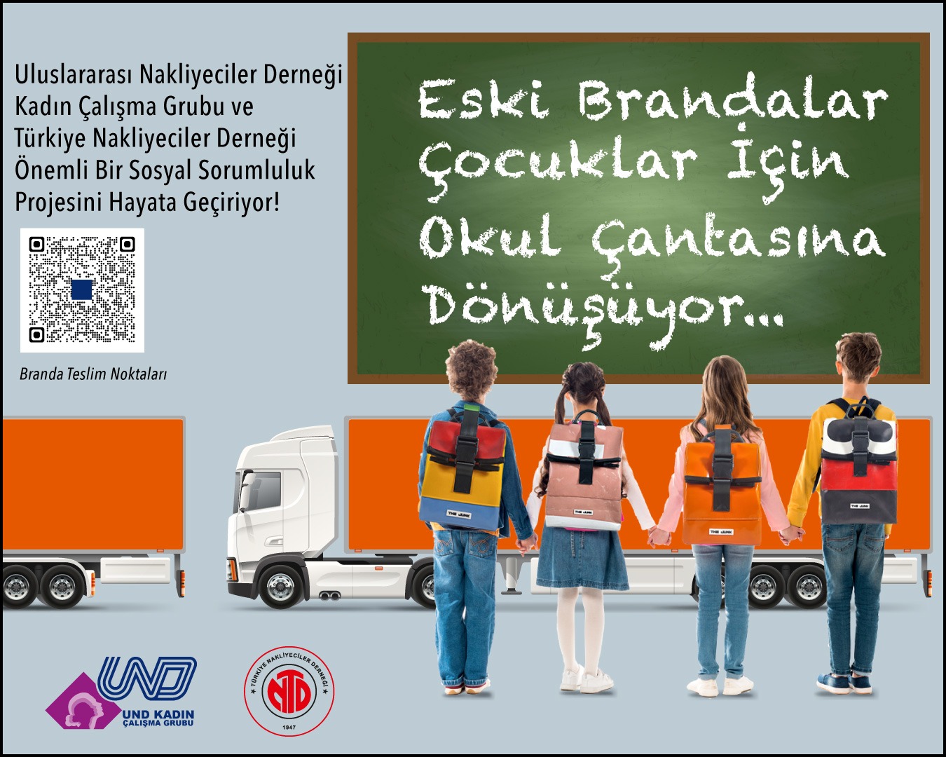 “Eski Brandalar Çocuklar İçin Okul Çantasına Dönüşüyor” 