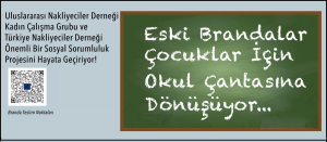 “Eski Brandalar Çocuklar İçin Okul Çantasına Dönüşüyor” 