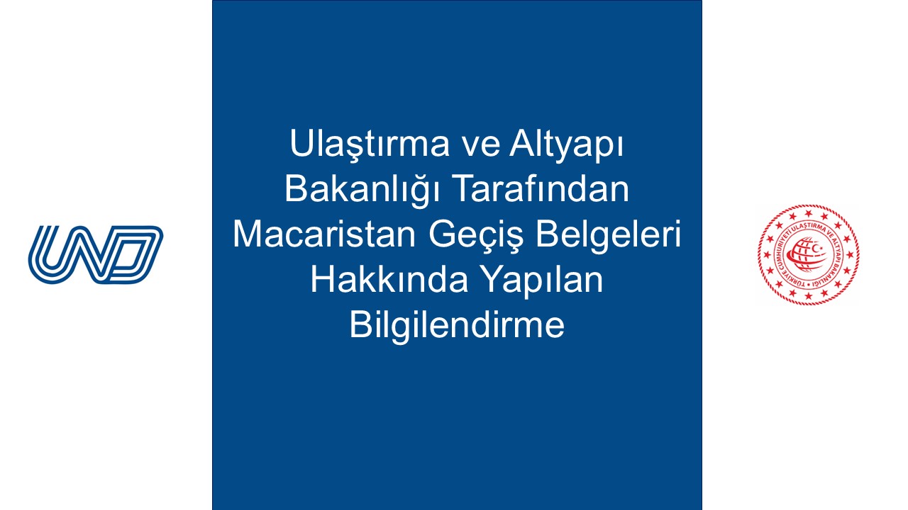 Macaristan Geçiş Belgeleri Hakkında Bilgilendirme