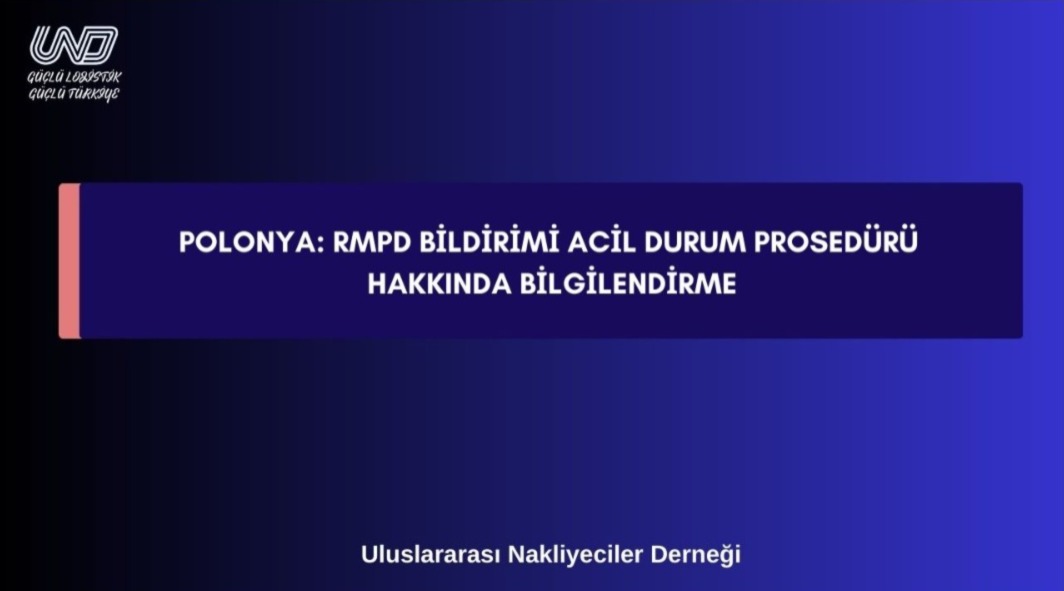 Polonya: RMPD Bildirimi Sistem Arızası Prosedürü Hakkında Bilgilendirme